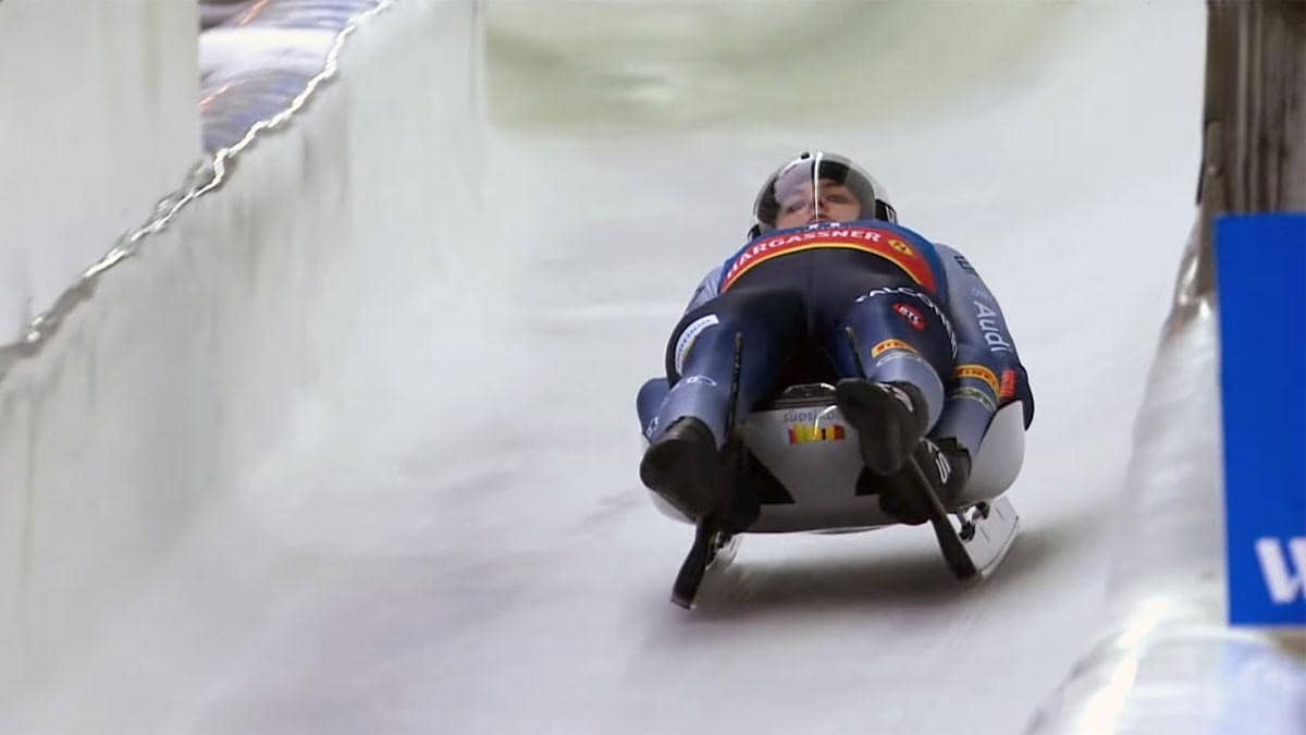 Andrea Voetter, Marion Oberhofer (ITALIA). Slittino doppio (Altenberg, 03/02/2024)