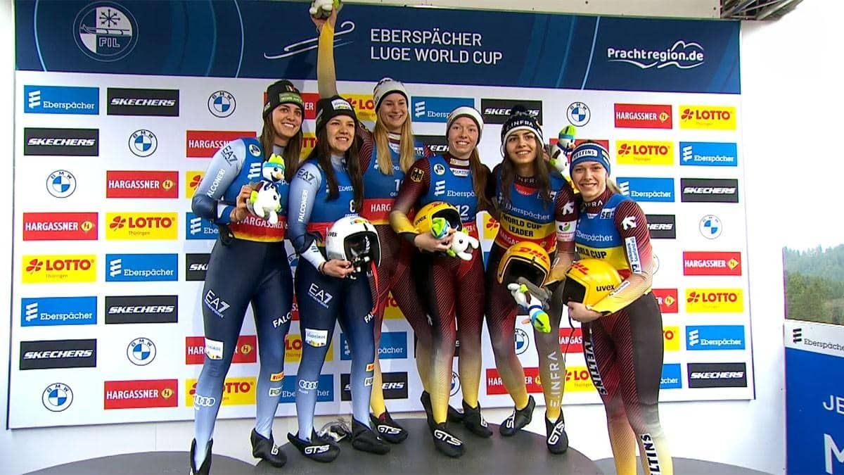 Andrea Voetter, Marion Oberhofer (ITALIA). Slittino doppio (Oberhof - GER, 17/02/2024)