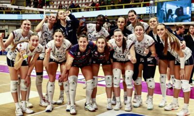 Esultanza Chieri '76 vs Busto (Serie A1 volley femminile)