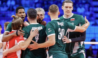 Eurovolley maschile 2026 esultanza polonia vs Slovenia