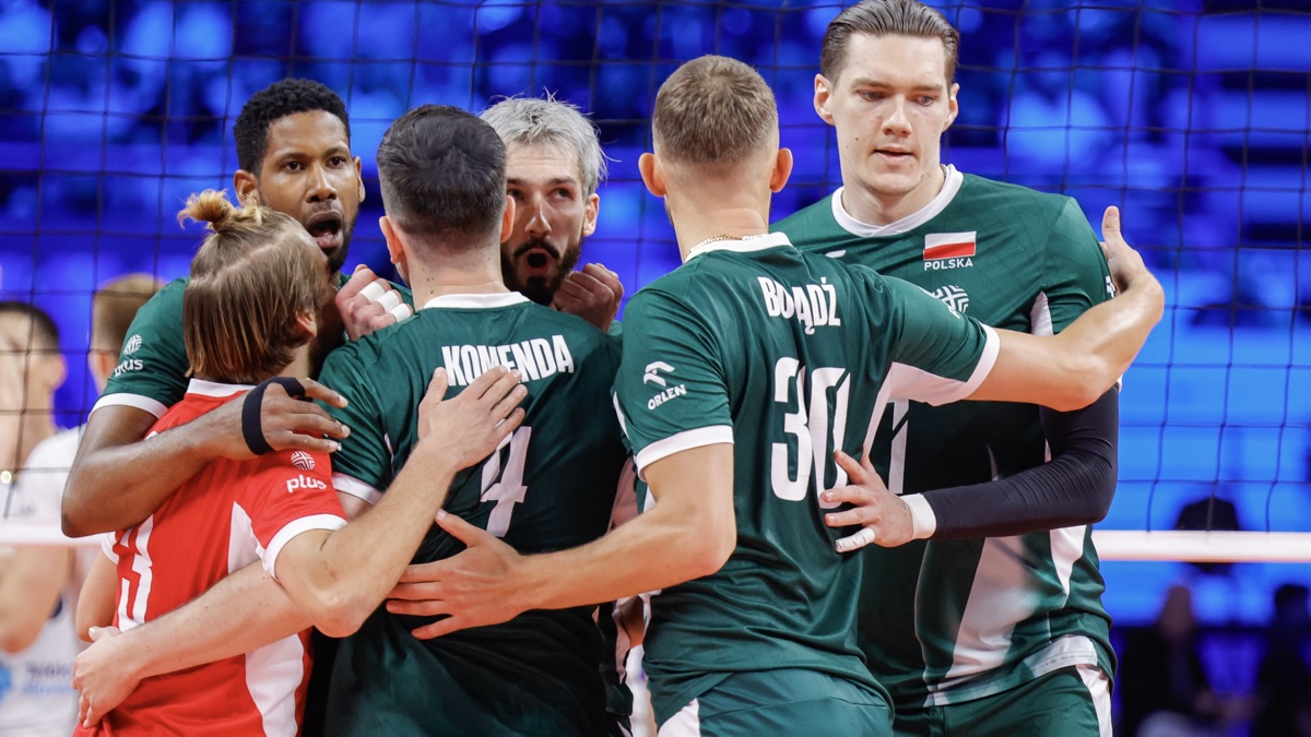 Eurovolley maschile 2026 esultanza polonia vs Slovenia