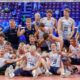 La Finlandia festeggia dopo aver sconfitto 3-0 la Slovenia agli Eurovolley 2026