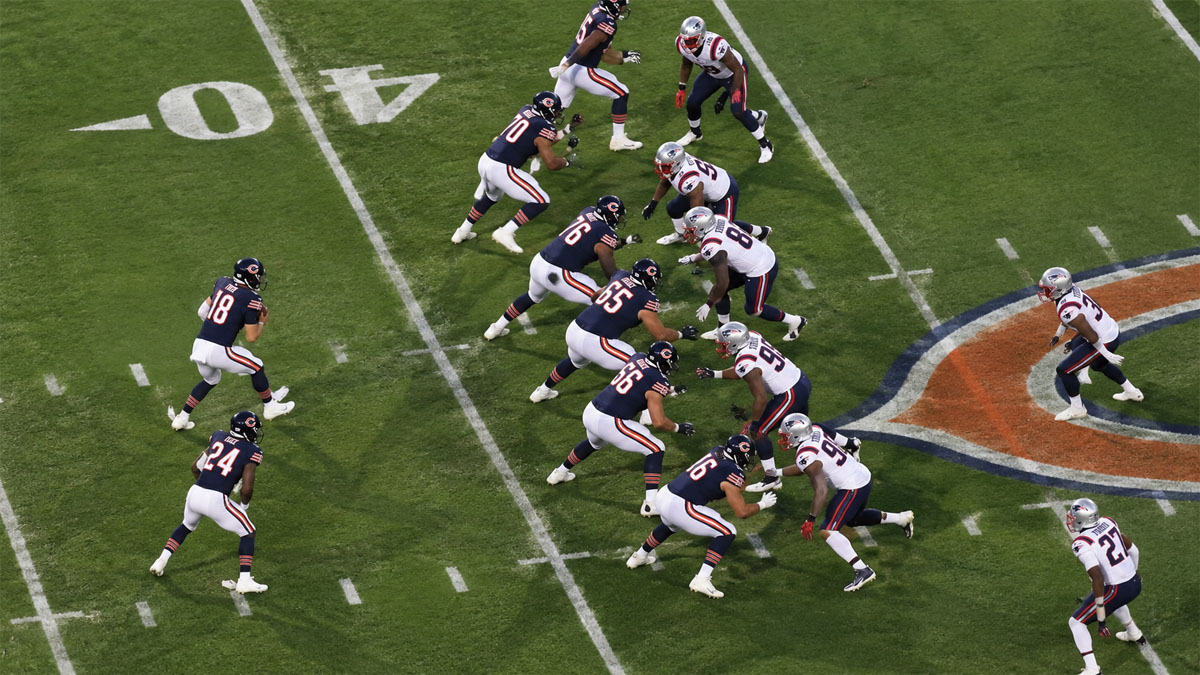 NFL, Chicago Bears vs New England Patriots (AI generated)