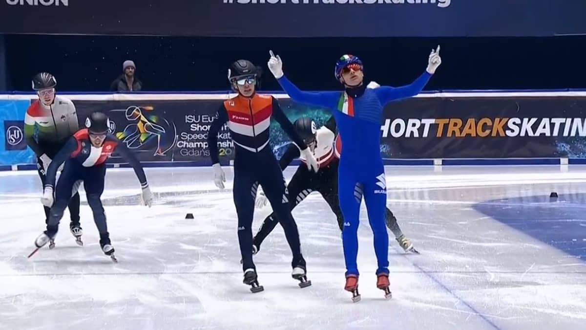 Pietro Sighel, 500 m (Campionati Europei, Danzica, 14/01/2023)