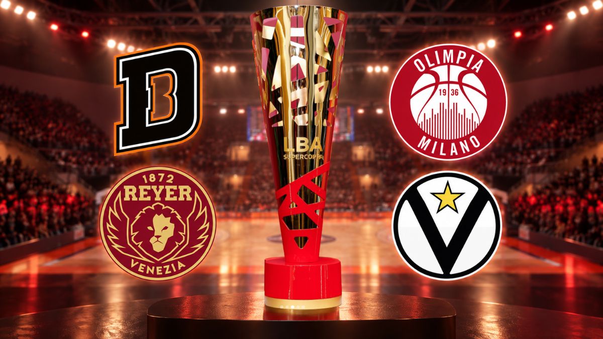 La Supercoppa LBA 2026 apre la stagione del basket italiano: il programma e gli orari di Milano-Bologna e Venezia-Tortona.