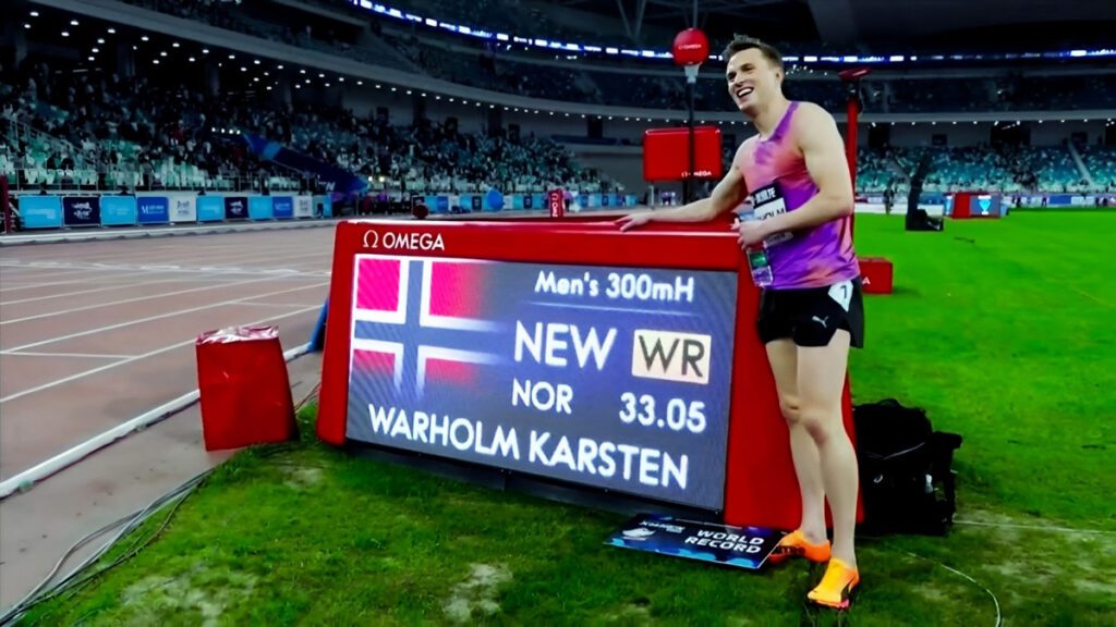 Wanda Diamond League 2025, Xiamen, Karsten Warholm WR